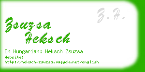 zsuzsa heksch business card